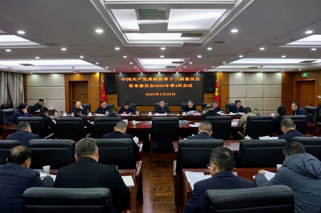 曹飞主持召开县委常委会2025年第4次会议