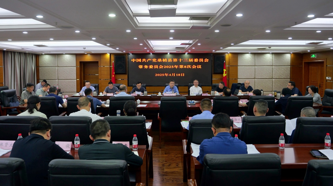 曹飞主持召开县委常委会2025年第8次会议