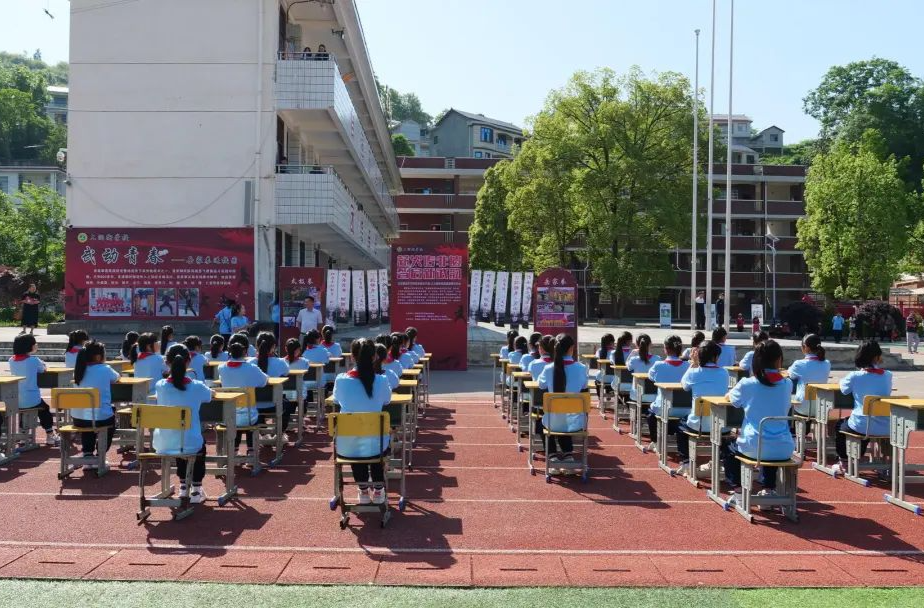 上洞街学校：武术展演亮成果 三力课程育新人