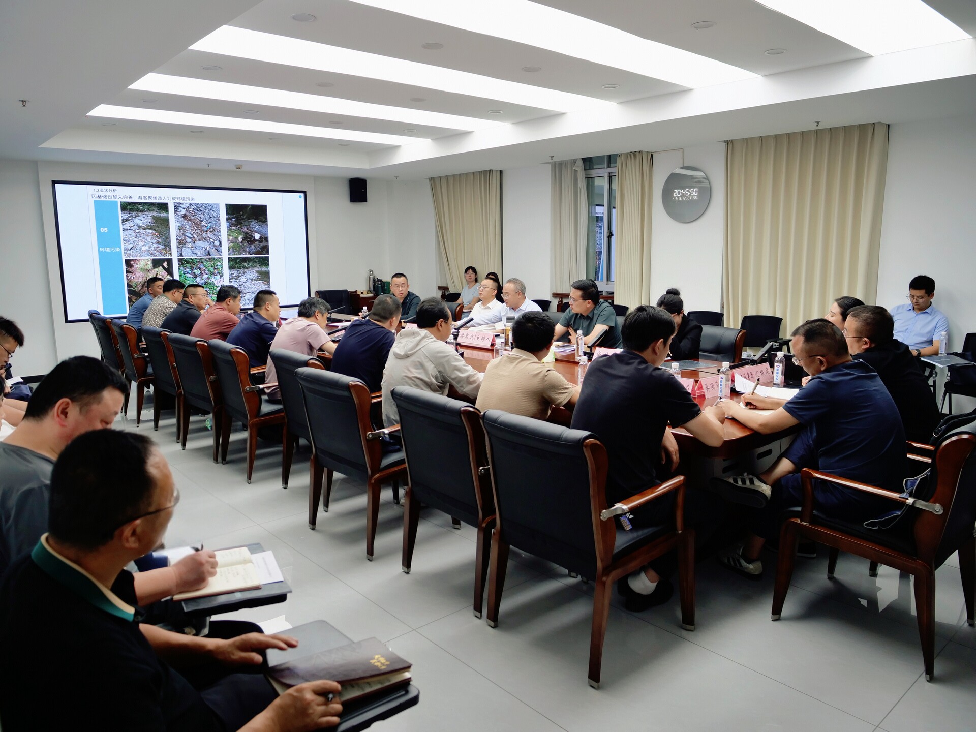 梁高武调度黄连台片区生态环境保护规划工作