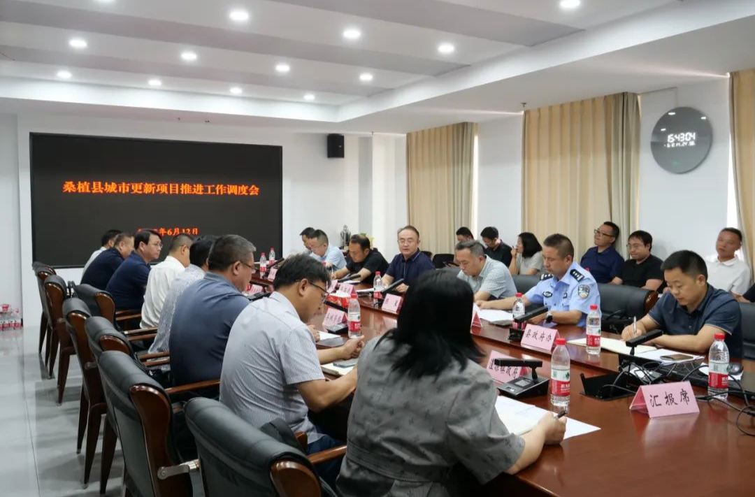 梁高武调度桑植县城市更新工作