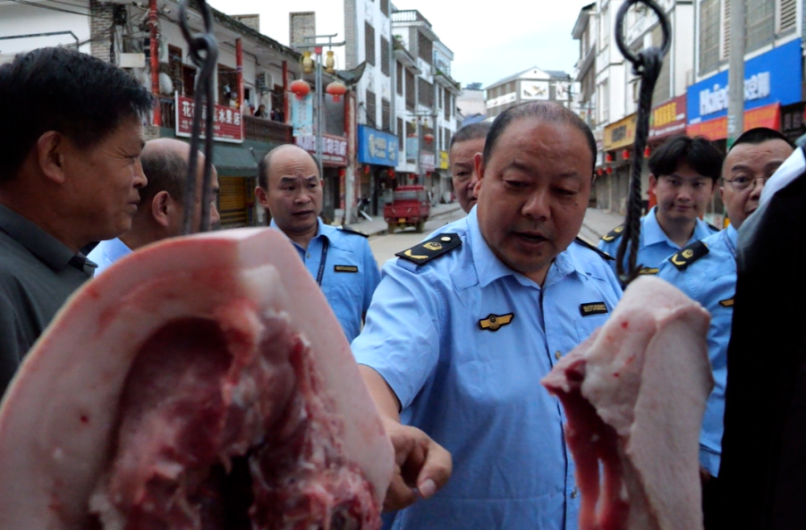 专项整治！桑植县严查“白板肉”