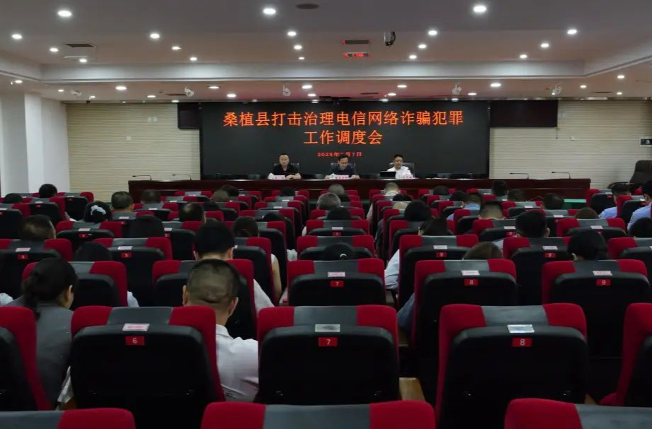 桑植縣調(diào)度打擊治理電信網(wǎng)絡(luò)詐騙犯罪工作
