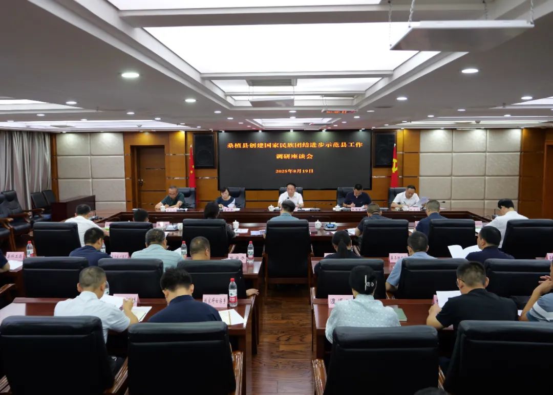 民族团结丨廖国豪来桑调研创建全国民族团结进步示范县工作