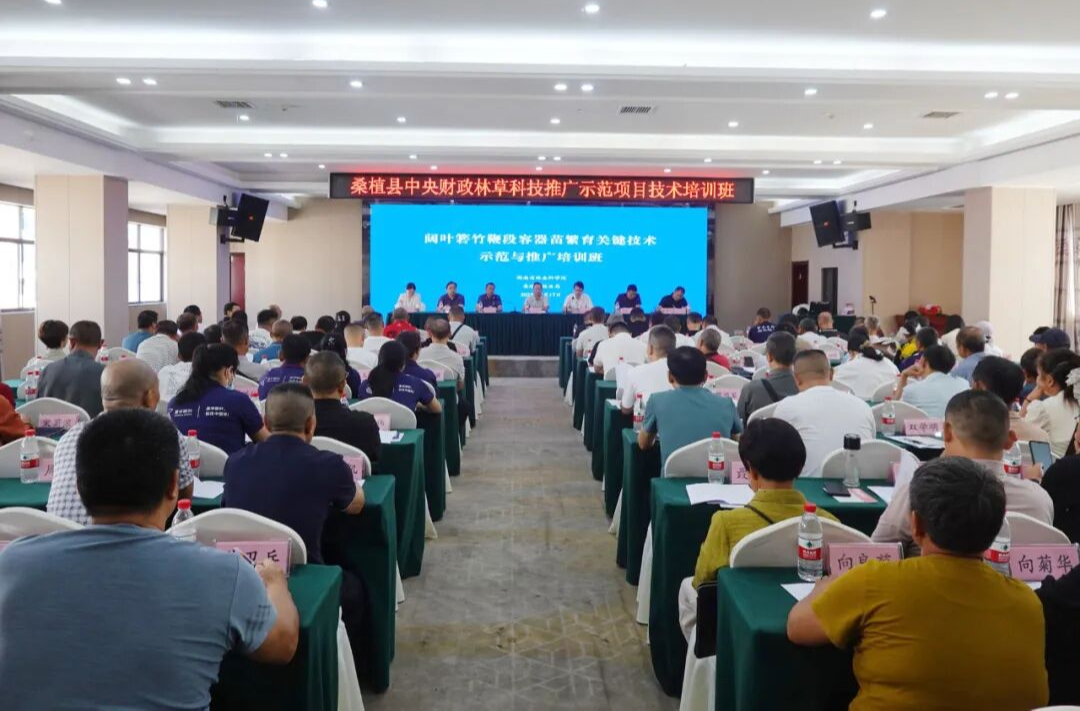 中央财政林草科技推广示范项目技术培训班在桑植县开班