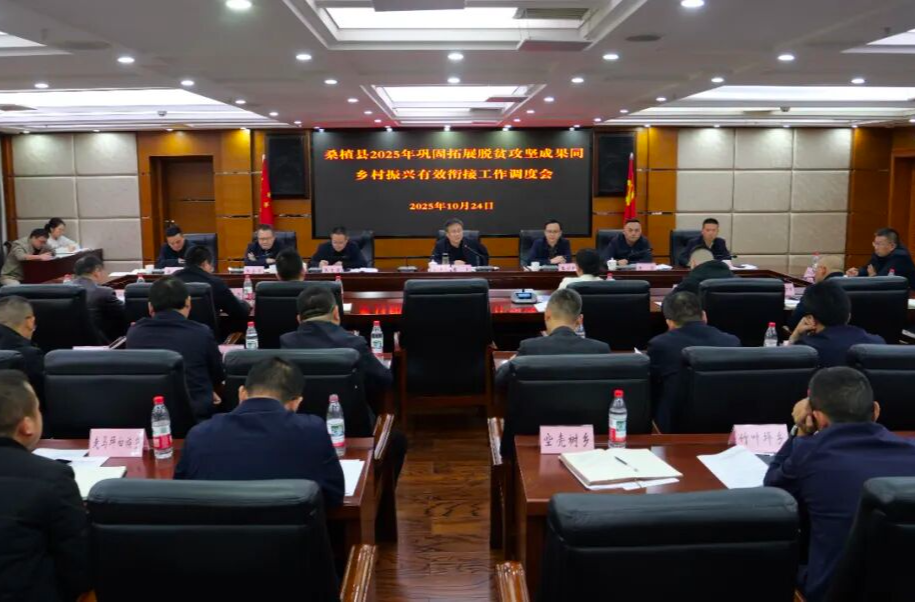 桑植县召开2025年巩固拓展脱贫攻坚成果同乡村振兴有效衔接工作调度会