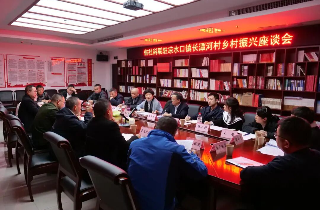 省社科联驻凉水口镇长潭河村乡村振兴座谈会召开