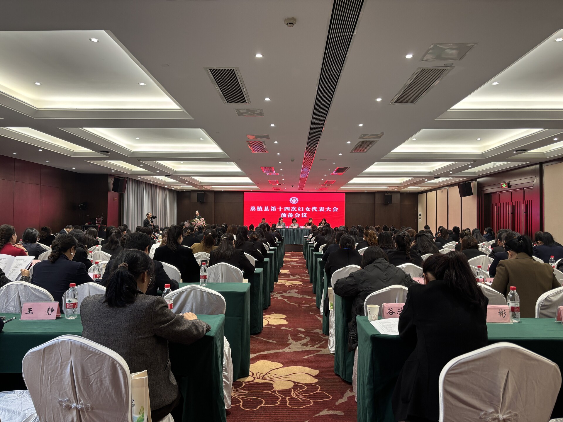 桑植县第十四次妇女代表大会预备会议顺利召开