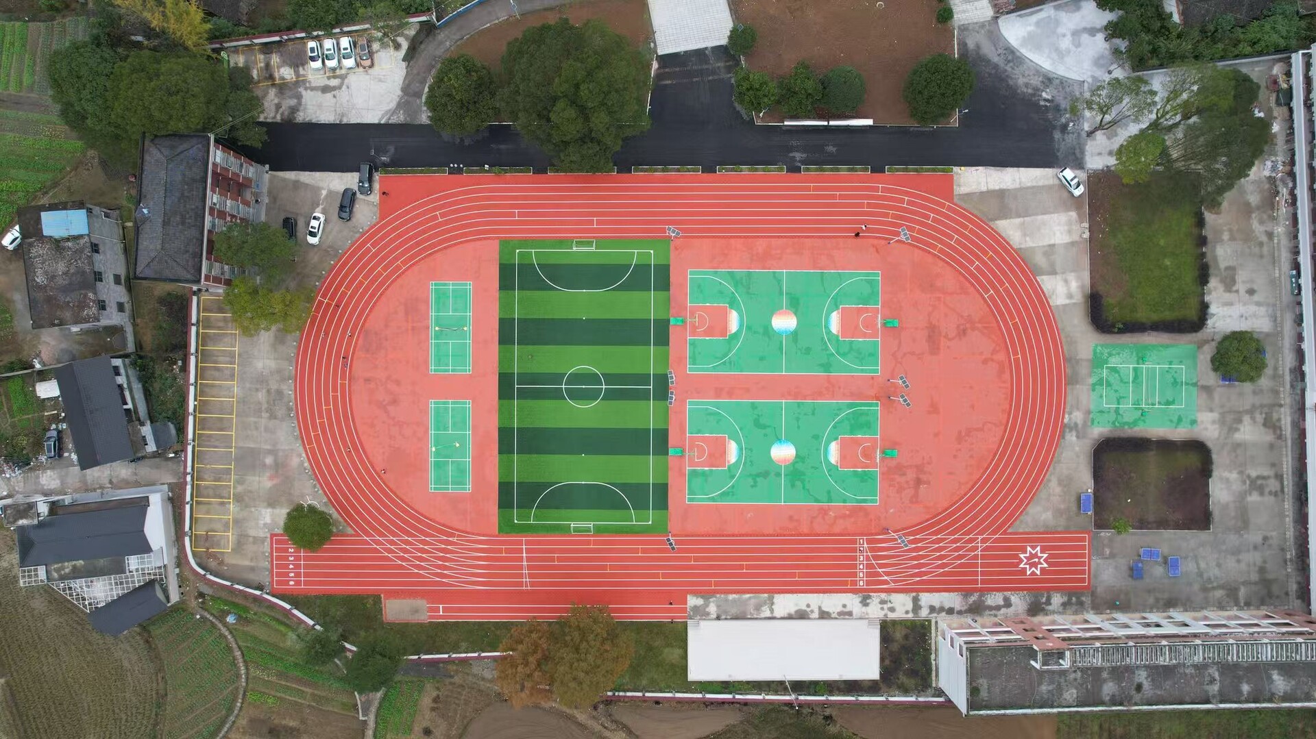 廖家村镇政企校合力 共筑运动健身新阵地