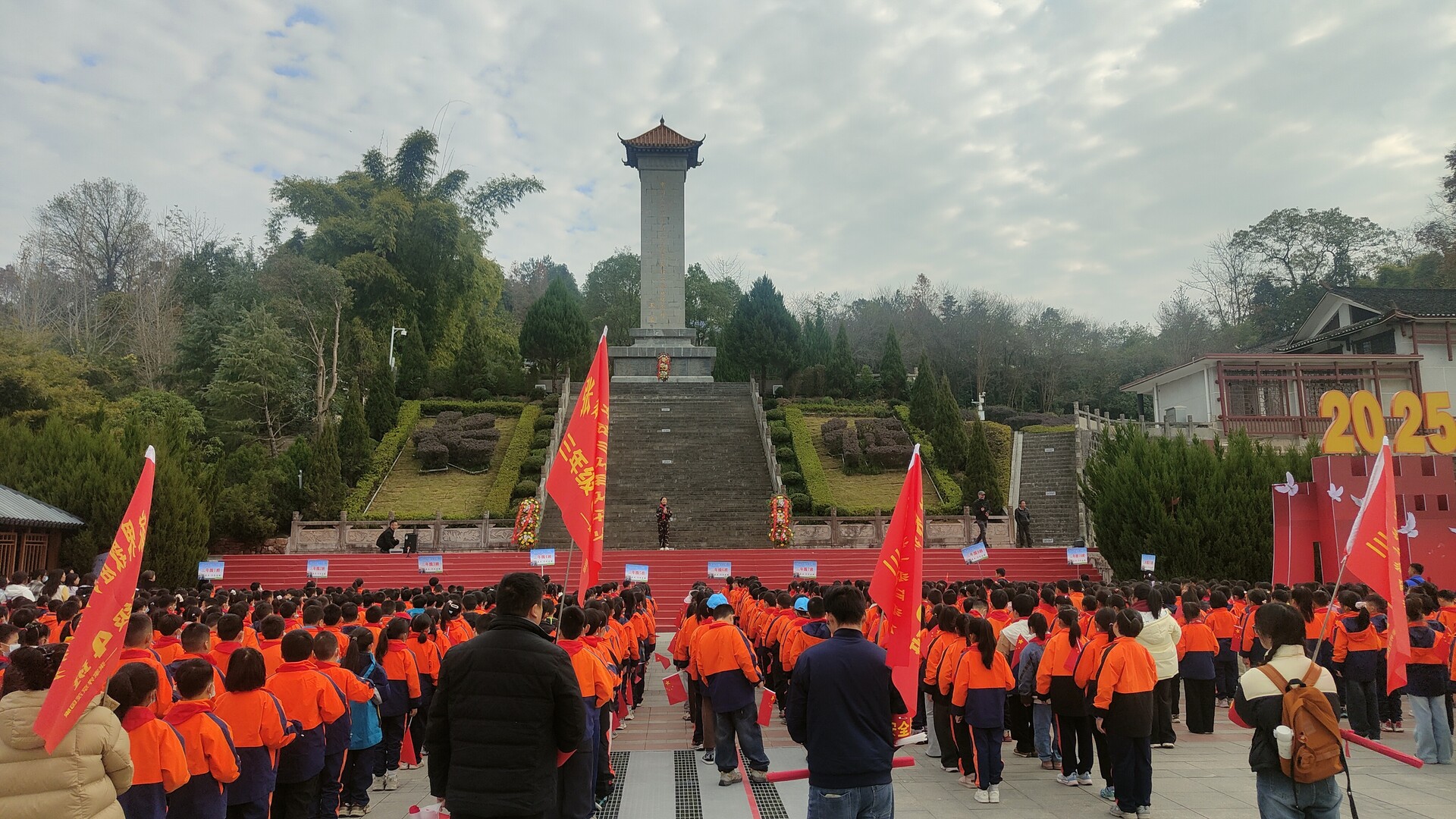 桑植县红色景区迎来冬日研学热