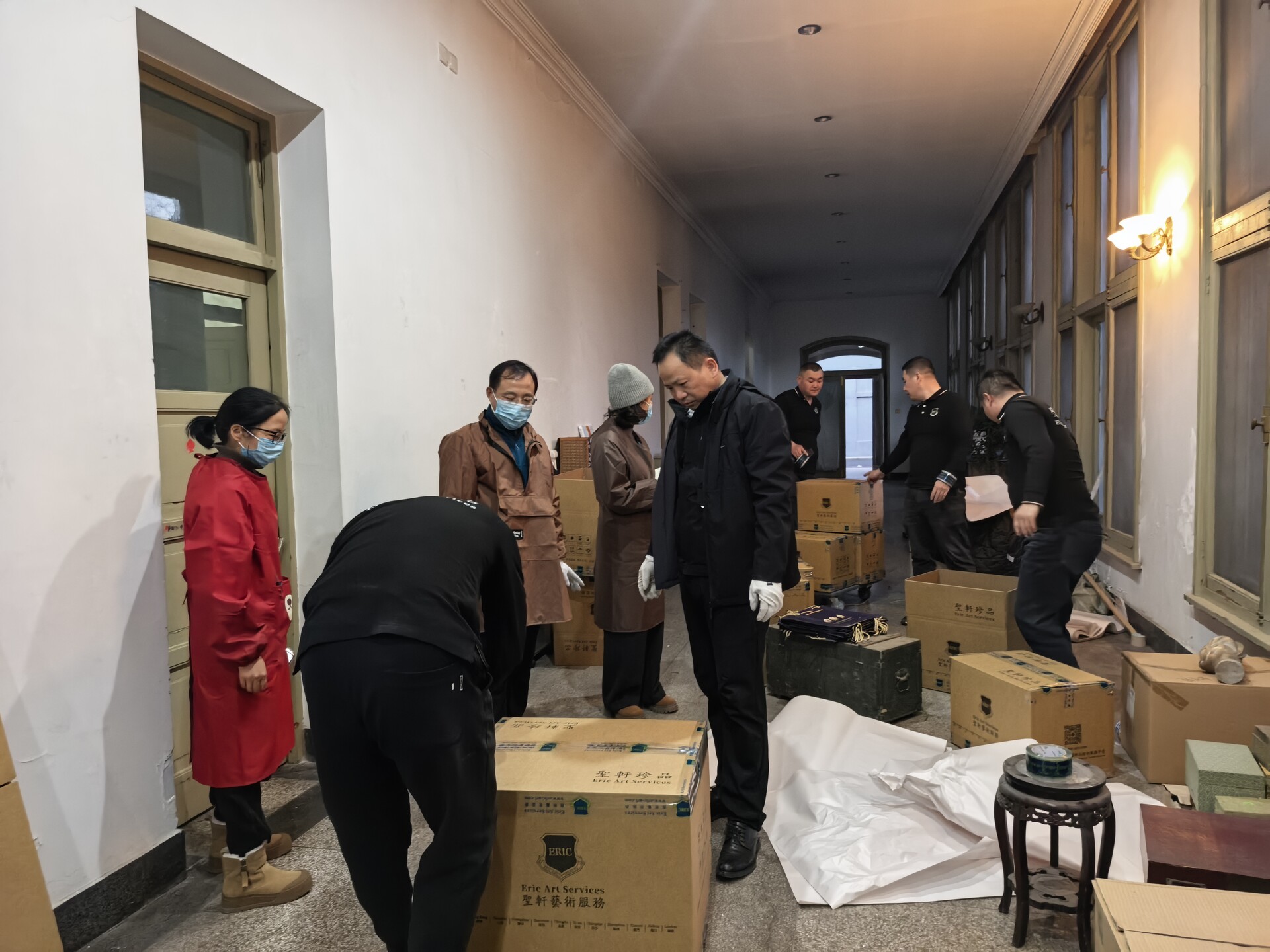 贺龙纪念馆赴北京接收廖汉生同志实物资料