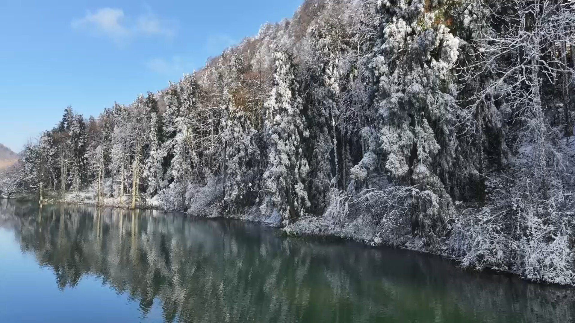 雪漫天平山 秘境入画来