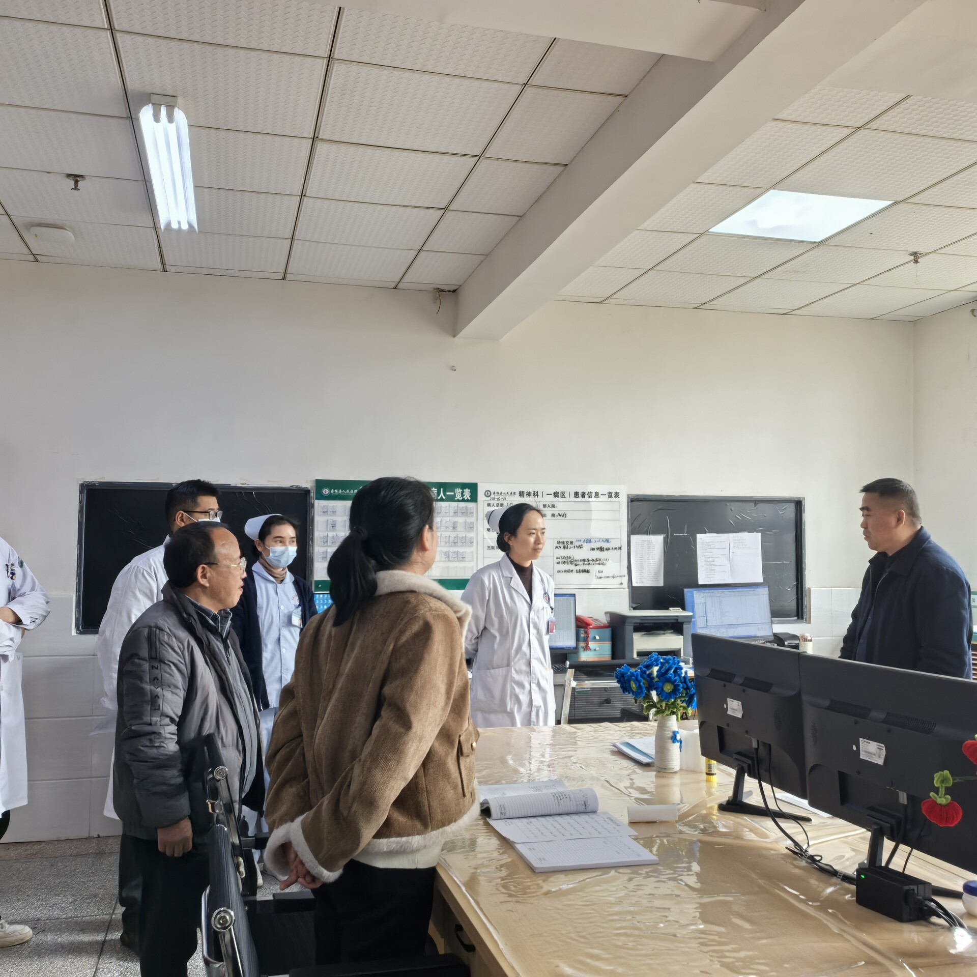 县医保局对精神疾病类医保定点医疗机构自查自纠工作开展督导