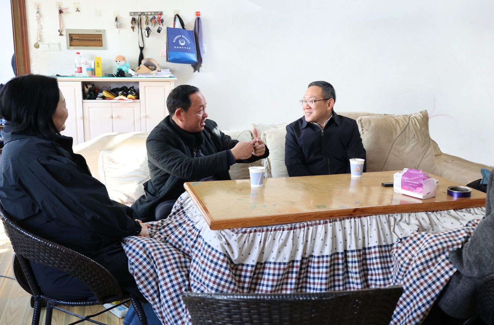 县领导开展春节走访慰问