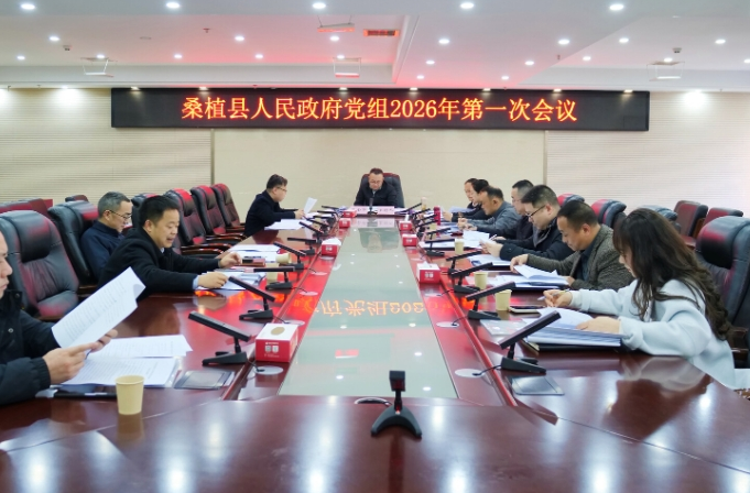 桑植县人民政府党组2026年第1次会议召开