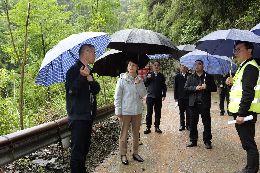 黄瑛调研防汛备汛工作