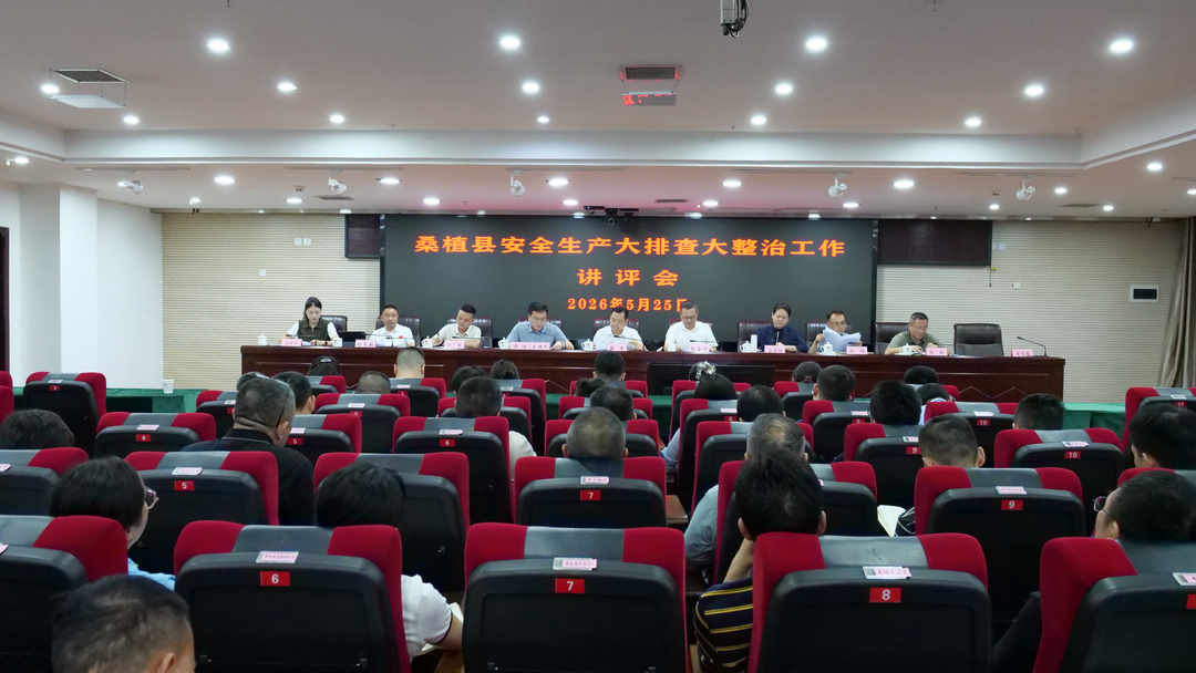 桑植县召开安全生产大排查大整治工作讲评会