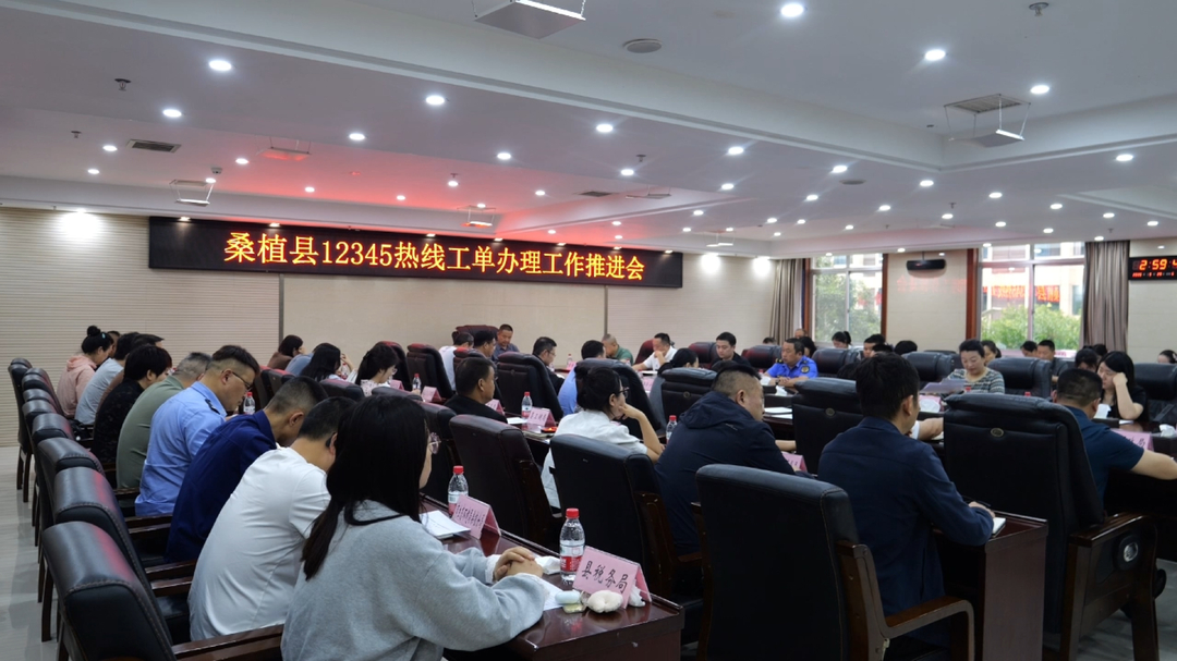 桑植县召开12345热线工单办理工作推进会
