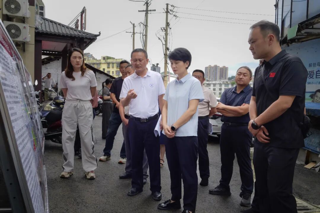 黄瑛调研城市危旧房改造和城市更新工作