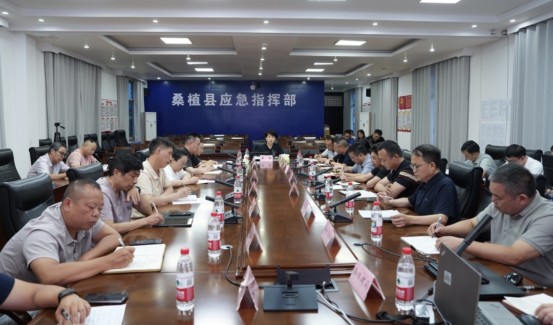 桑植县召开2026年第十二次防汛视频会商会议