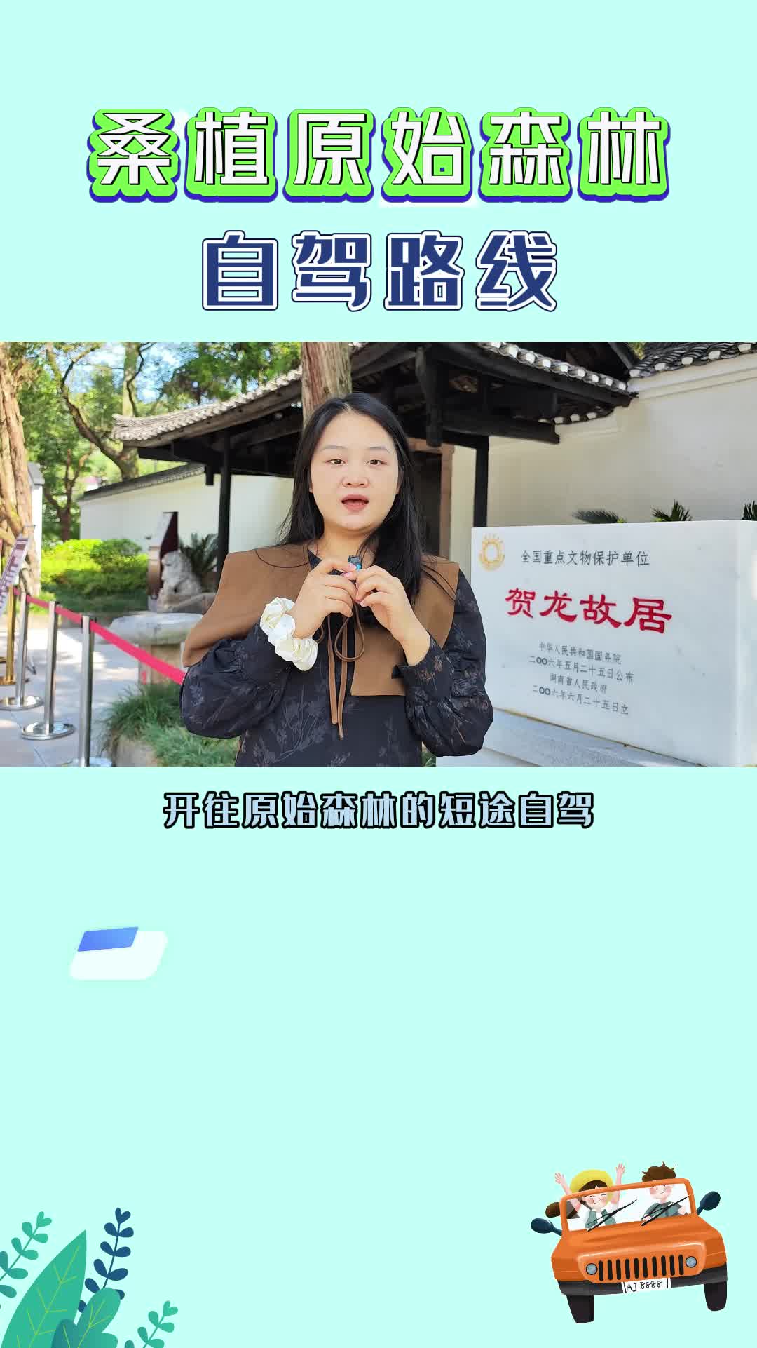 开往森林的自驾游，感受原生态桑植