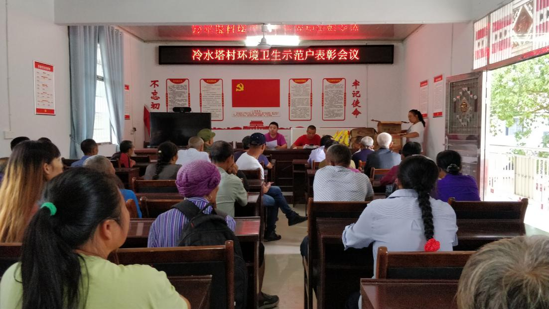 “五个到户”进行时——冷水塔村“最美小庭院”评选活动侧记