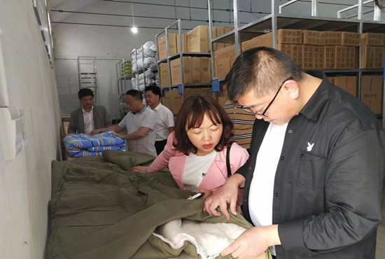 县市管局：检查应急救灾物资把好质量关