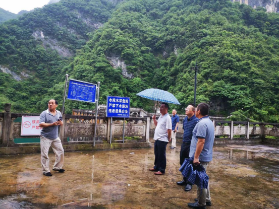 张家界市水利局来桑开展山洪灾害防御工作督查