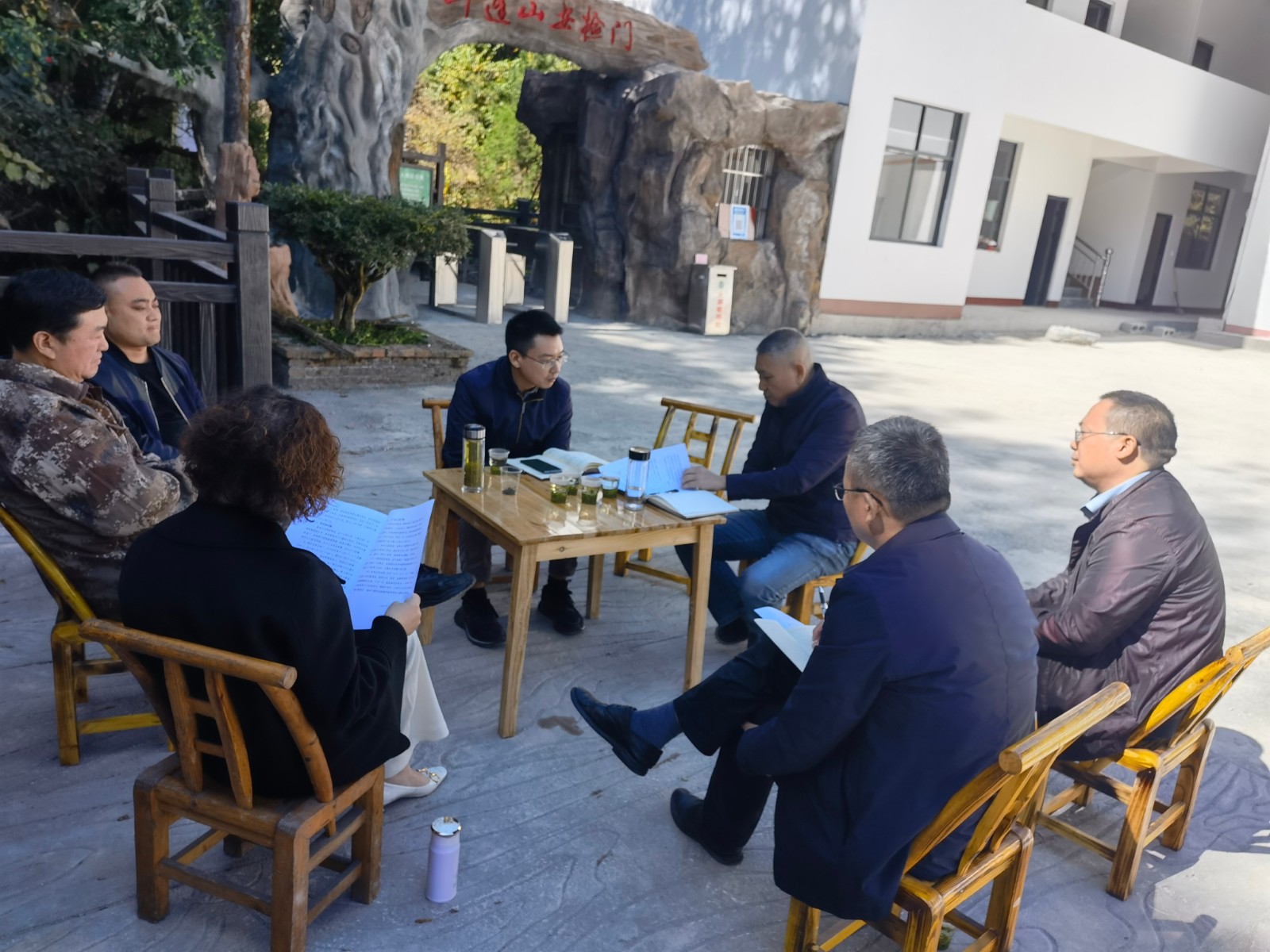 省林业局督导服务组来八大公山国家级自然保护区督导森林防火工作
