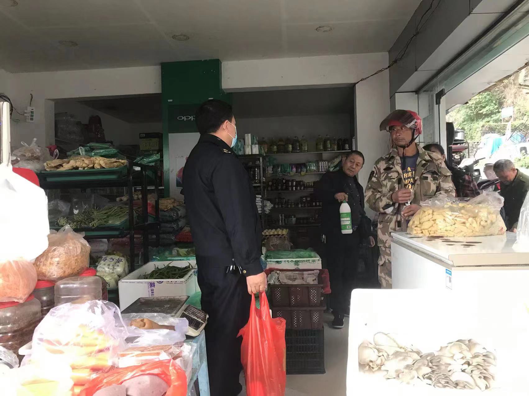 河口乡开展食品安全检查活动