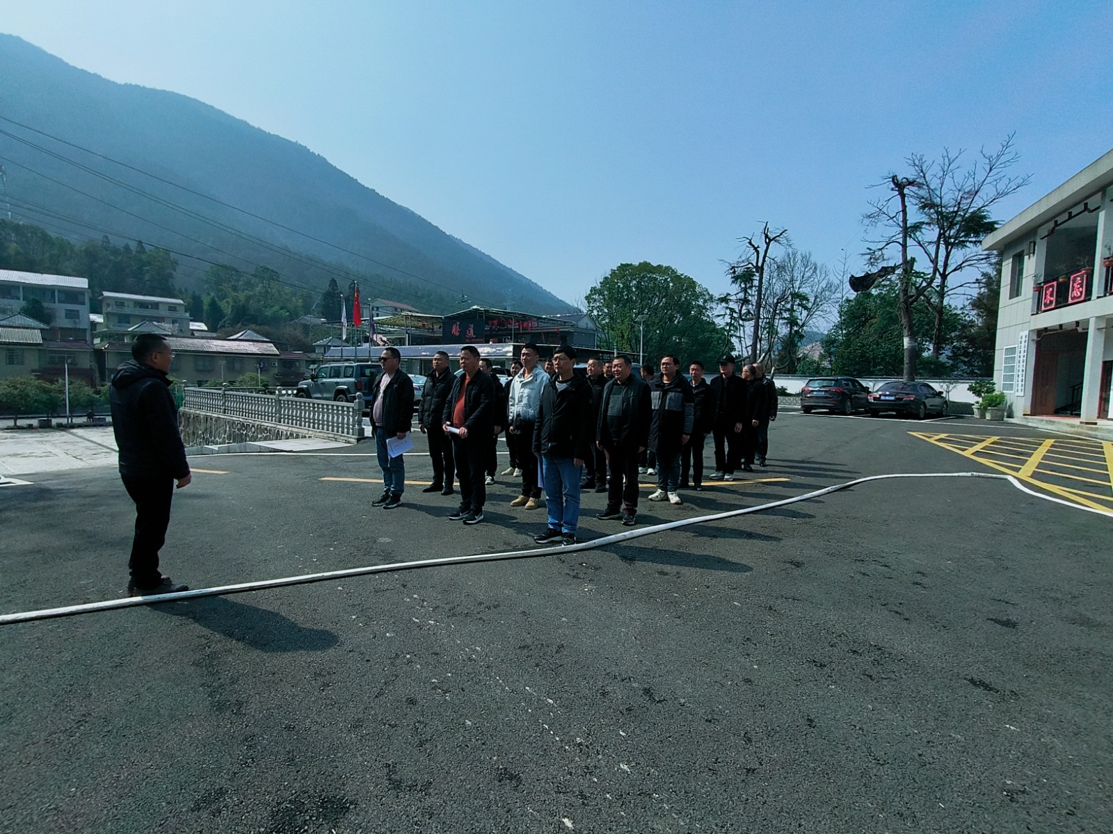 桑植县林业局开展森林防火应急演练