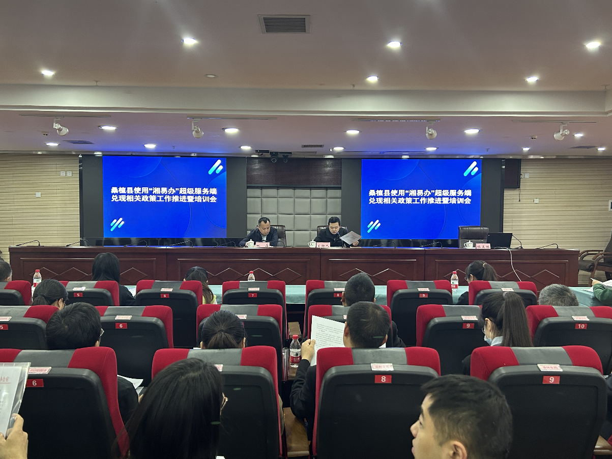县政务服务中心：推进“湘易办”超级服务端 健全桑植惠企利民机制