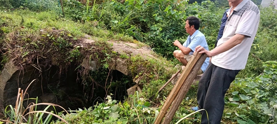 凉水口镇和谐村水毁便民桥重建竣工