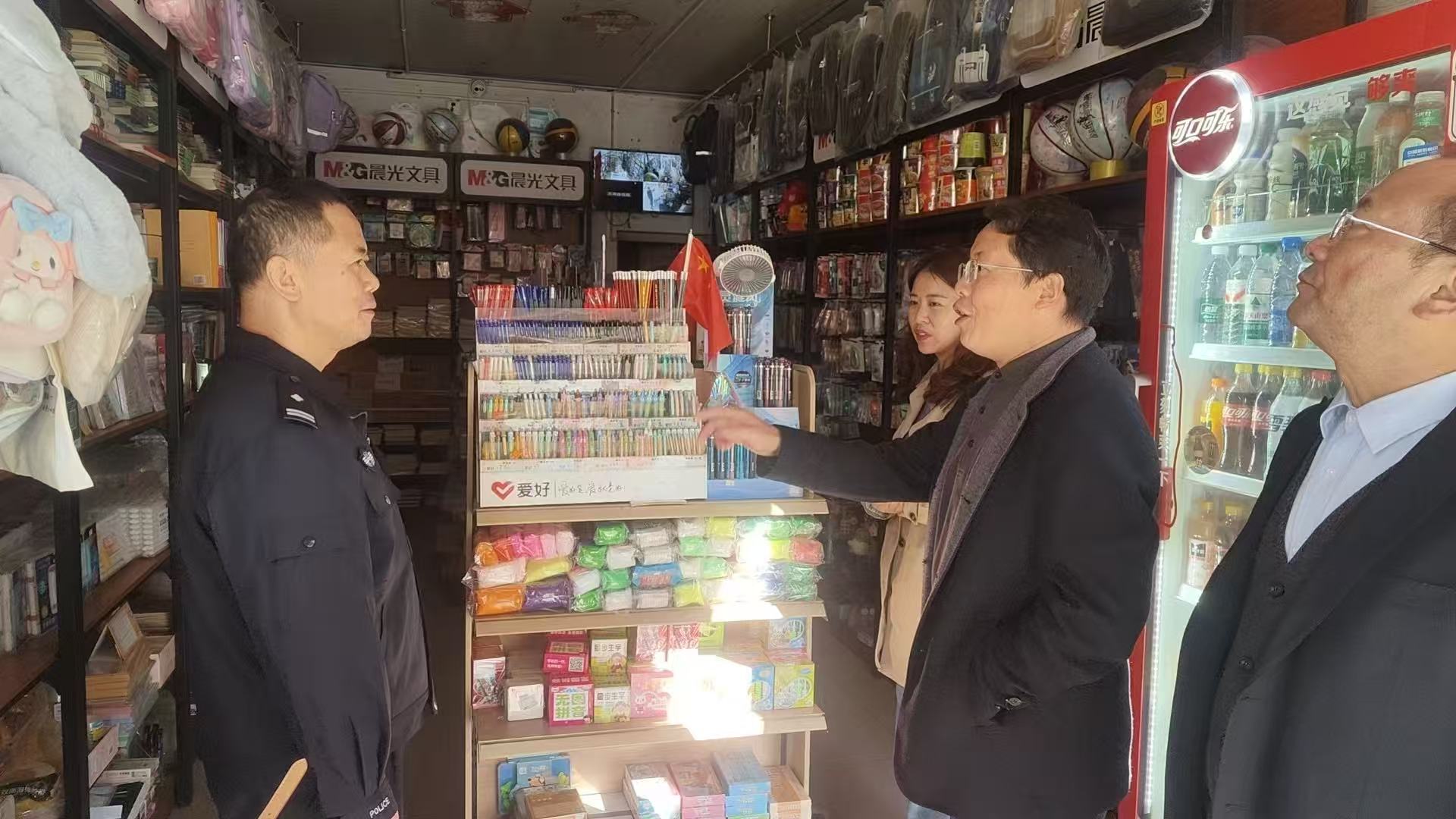 澧源镇第一小学：警校联动护成长 安全排查保平安