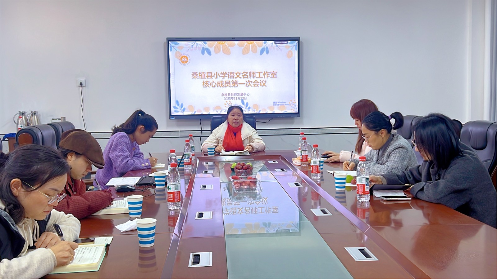 桑植县小学语文名师工作室共话教学创新