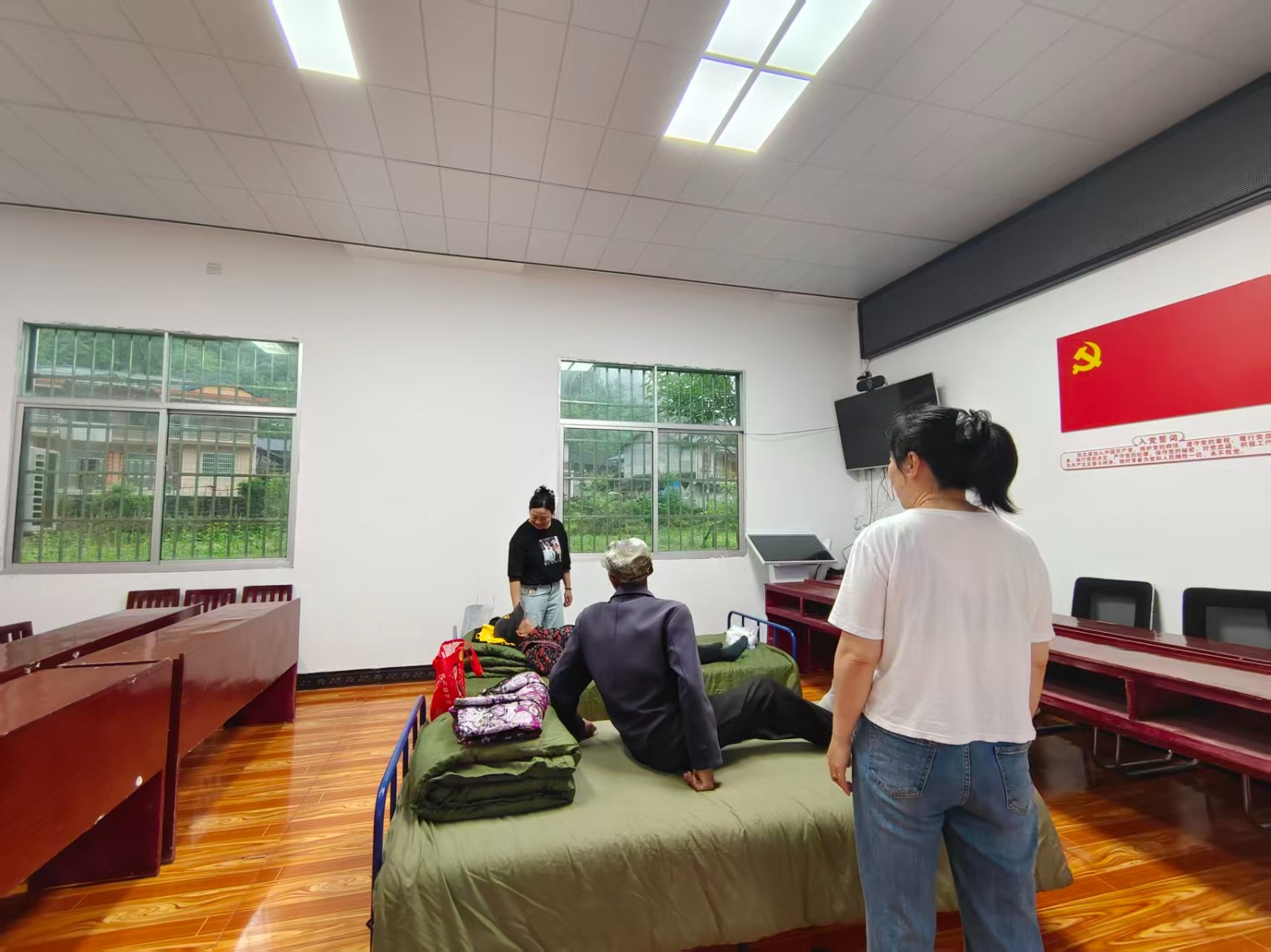 河口乡依托党群服务中心 凝聚党群合力 坚决打赢防汛抢险硬仗